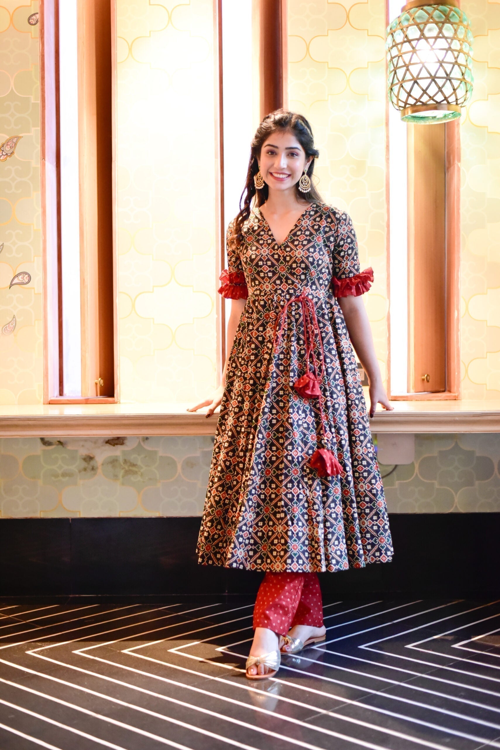 chandra Bagru cotton suit set